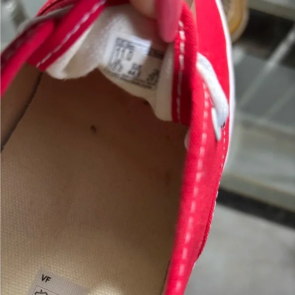 Vans Red SneakersRed Van Size 11 - Picture 5 of 5